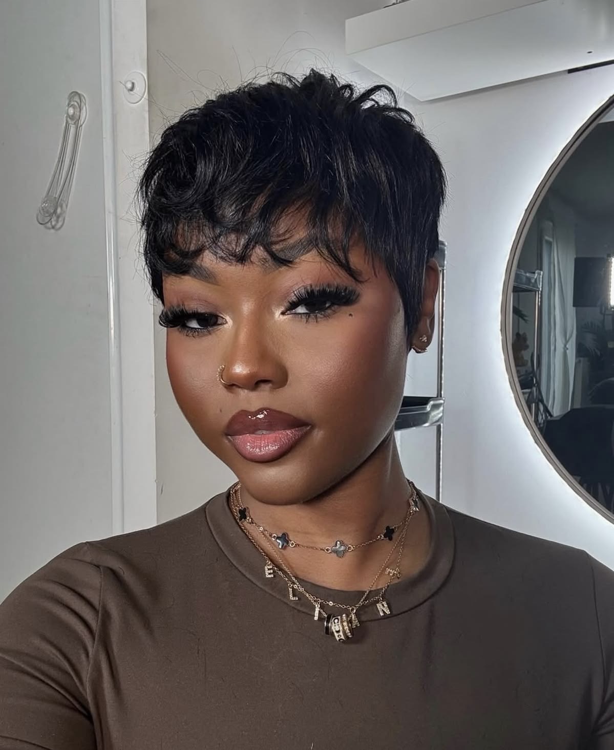 Popular Flat Pixie Cut